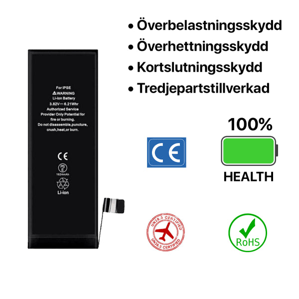 iPhone SE batteri høy kvalitet