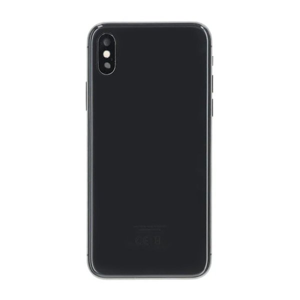 iPhone X bakside med komplett ramme OEM - svart