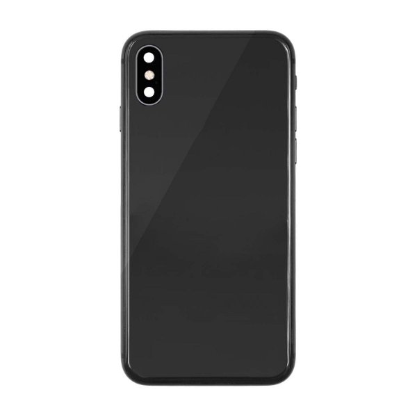 iPhone X bakside med komplett ramme - svart