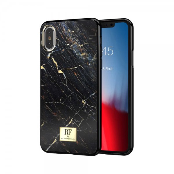 Richmond & Finch iPhone X/Xs Deksel Black Marble