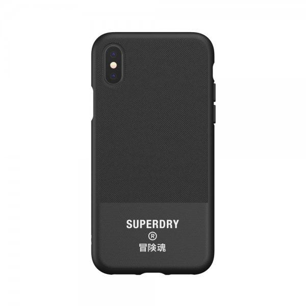 Superdry iPhone X/Xs Deksel Moulded Case Canvas Svart