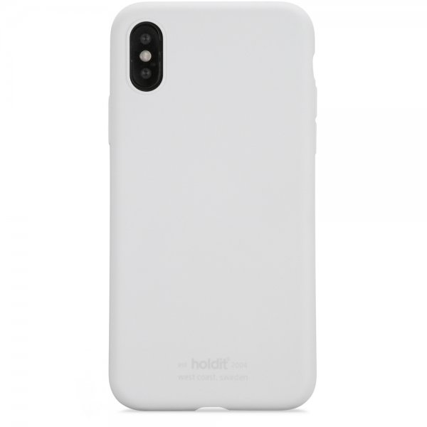 holdit iPhone X/Xs Deksel Silikon Hvit