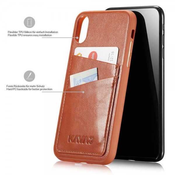 Kavaj iPhone X/Xs Deksel Tokyo Brun