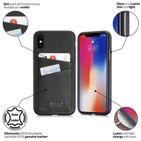 Kavaj iPhone X/Xs Deksel Tokyo Svart