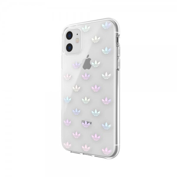 Adidas iPhone 11 Deksel Snap Case ENTRY FW19 Transparent Sølv