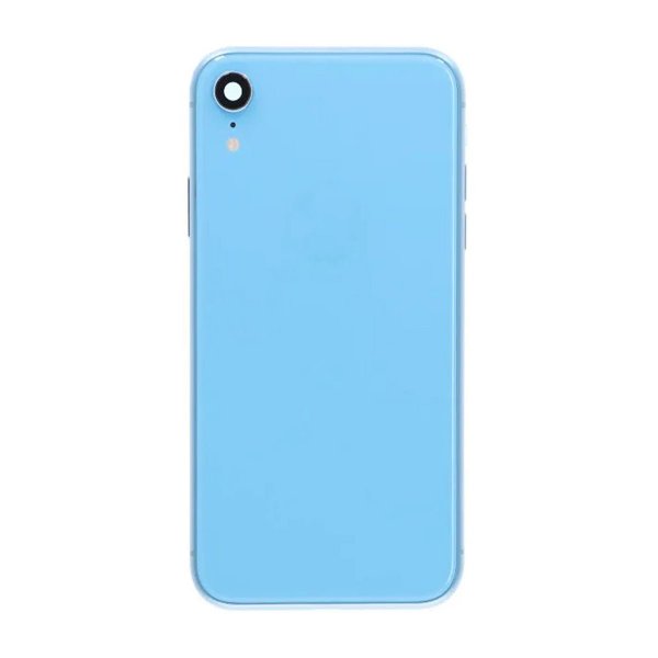 iPhone XR Bakside med komplett ramme Premium - Blå