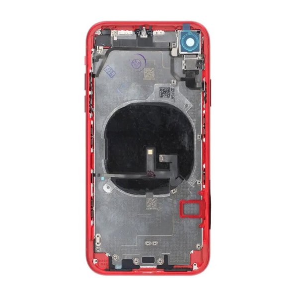iPhone XR Bakside med Komplett Ram Premium - Rød