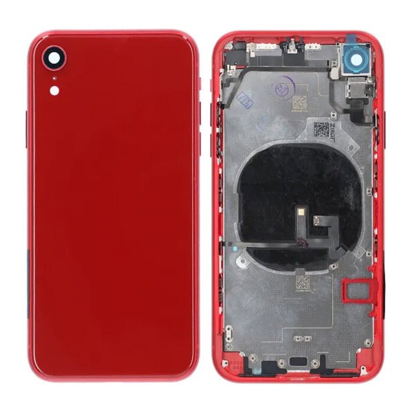iPhone XR Bakside med Komplett Ram Premium - Rød