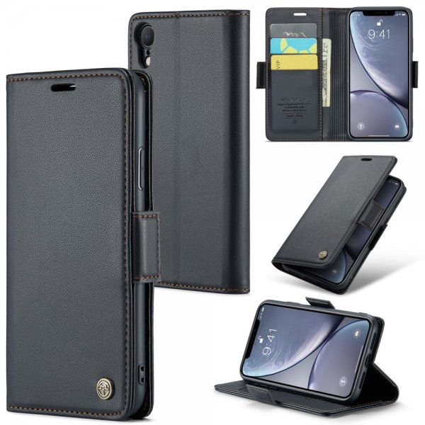 CaseMe iPhone Xr Etui 023 Series Svart