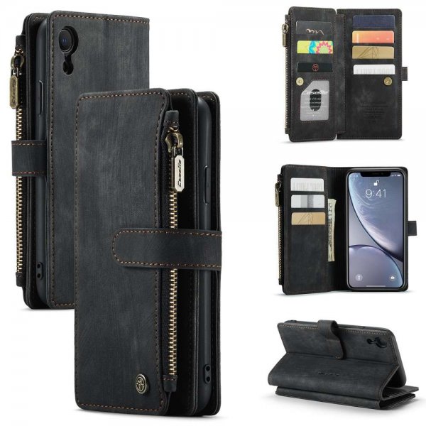 CaseMe iPhone Xr Etui C30 Series Svart
