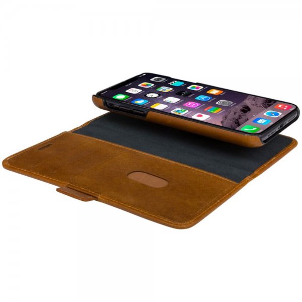 dbramante1928 iPhone X/Xs Etui Lynge Löstagbart Deksel Tan