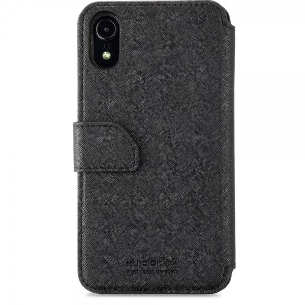 holdit iPhone Xr Etui Stockholm Löstagbart Deksel Svart