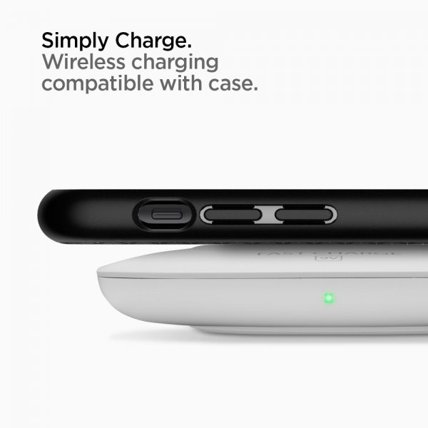 Spigen iPhone Xr Deksel Liquid Air Matte Black