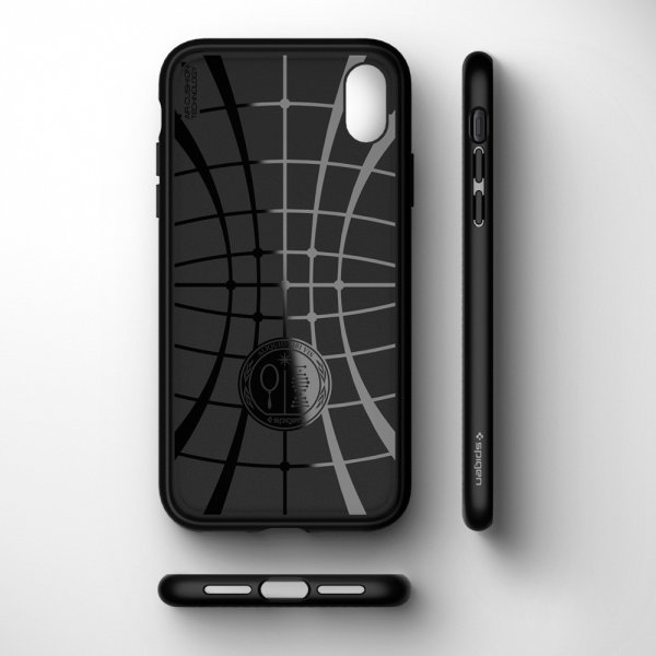 Spigen iPhone Xr Deksel Liquid Air Matte Black