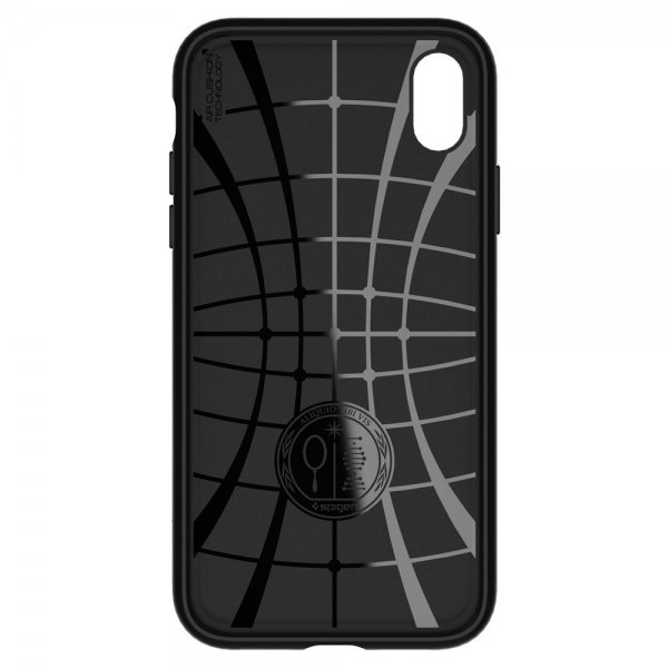 Spigen iPhone Xr Deksel Liquid Air Matte Black