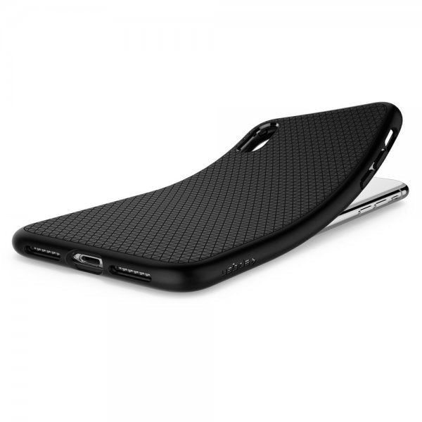 Spigen iPhone Xr Deksel Liquid Air Matte Black