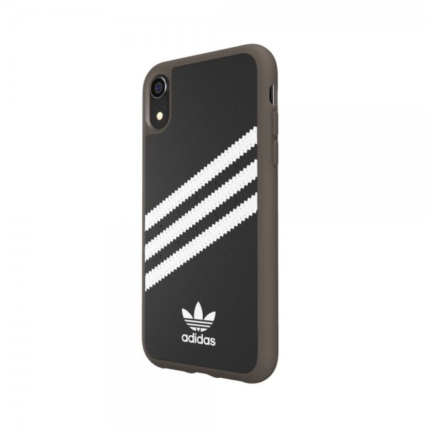 Adidas iPhone Xr Deksel OR 4 Stripes Snap Case PU SS20 Svart HHvit