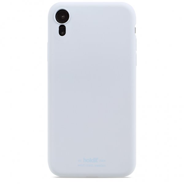 holdit iPhone Xr Deksel Silikon Mineral Blue