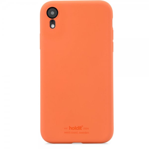 holdit iPhone Xr Deksel Silikon Oransje