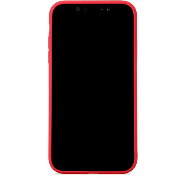 holdit iPhone Xr Deksel Silikon Ruby Red