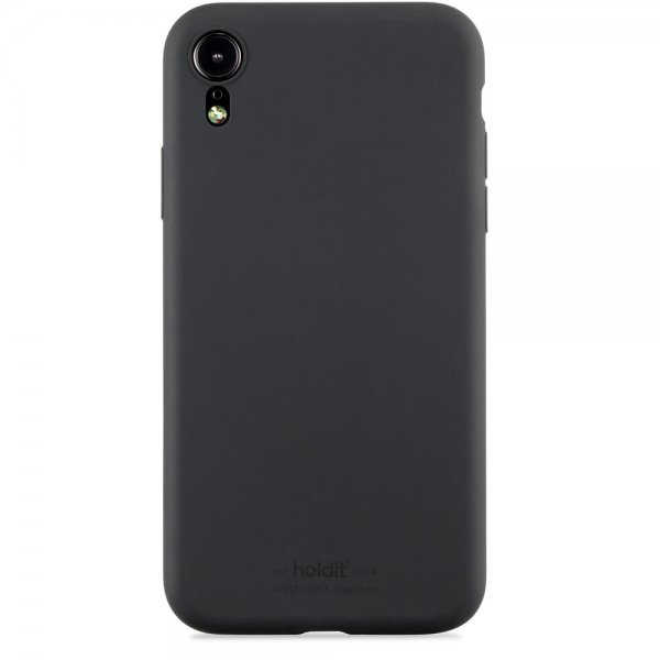 holdit iPhone Xr Deksel Silikon Svart