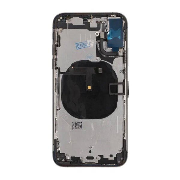 iPhone XS bakside med komplett ramme OEM - svart