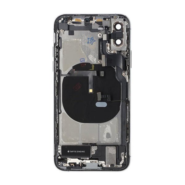 iPhone XS bakside med komplett ramme - hvit