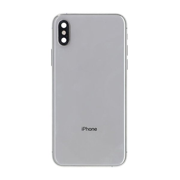 iPhone XS bakside med komplett ramme - hvit