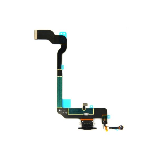iPhone XS Ladekontakt Flexkabel - Svart