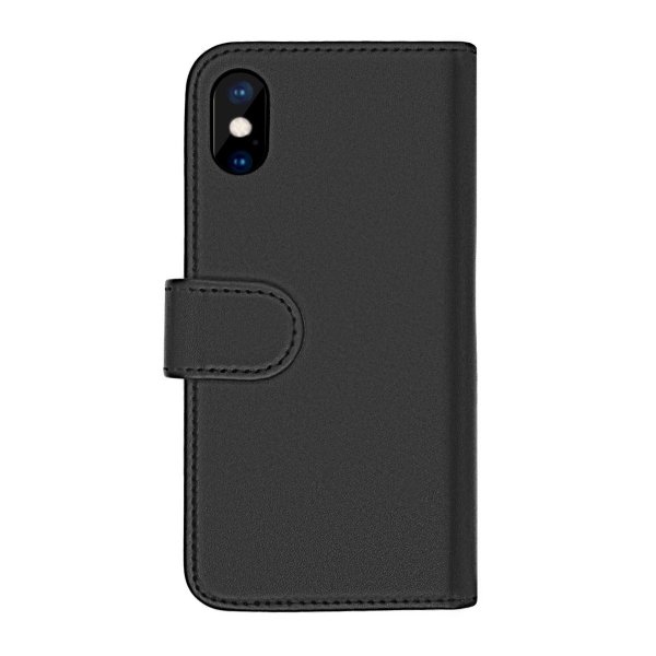 Rvelon iPhone Xs Max Etui Detachable Wallet Case Svart
