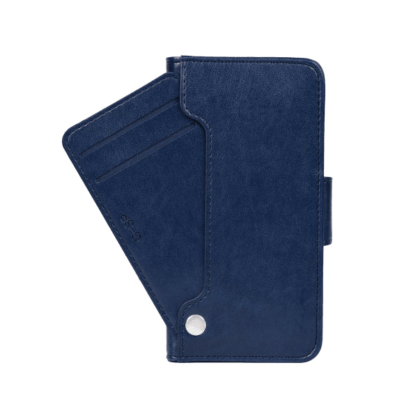 iPhone Xs Max Etui Utbrettbar Kortlomme Blå