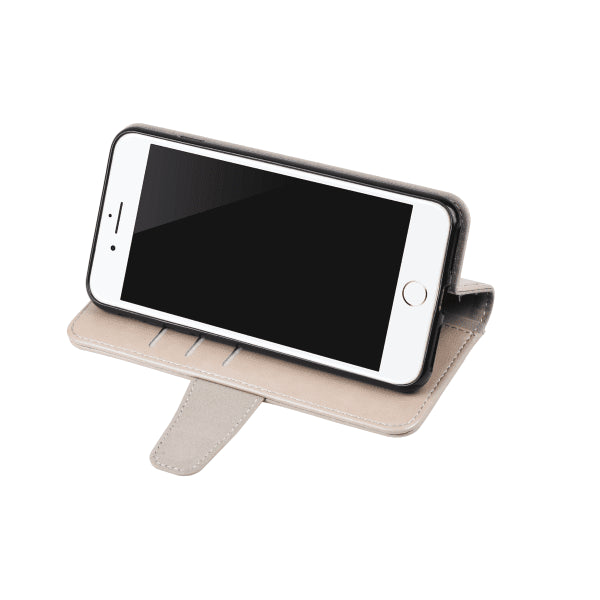 iPhone Xs Max Etui Utbrettbar Kortlomme Grå