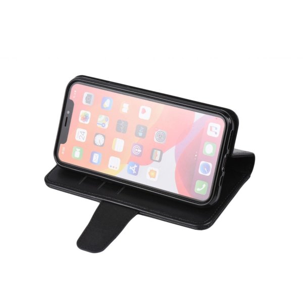 iPhone Xs Max Etui Utbrettbar Kortlomme Svart