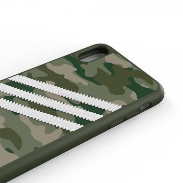 Adidas iPhone Xs Max Deksel OR Moulded Case Camo FW19 Raw Green