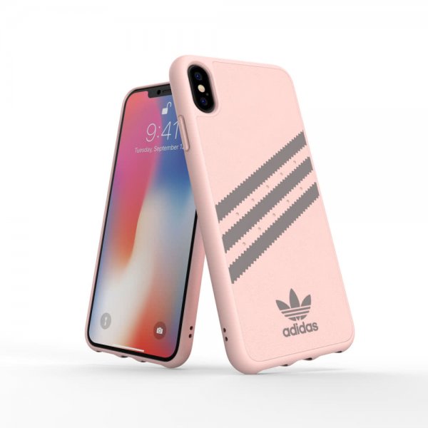 Adidas iPhone Xs Max Deksel OR Moulded Case FW18 SUEDE FW18 Icey Pink Grey
