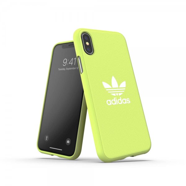 Adidas iPhone X/Xs Deksel OR Moulded Case SS20 Canvas Gul