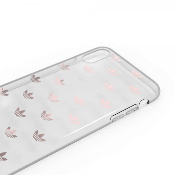 Adidas iPhone Xs Max Deksel OR Snap Case Entry SS20 Klar RoseGUll