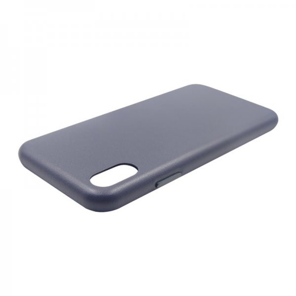 iPhone X/iPhone Xs Deksel Lær Blå