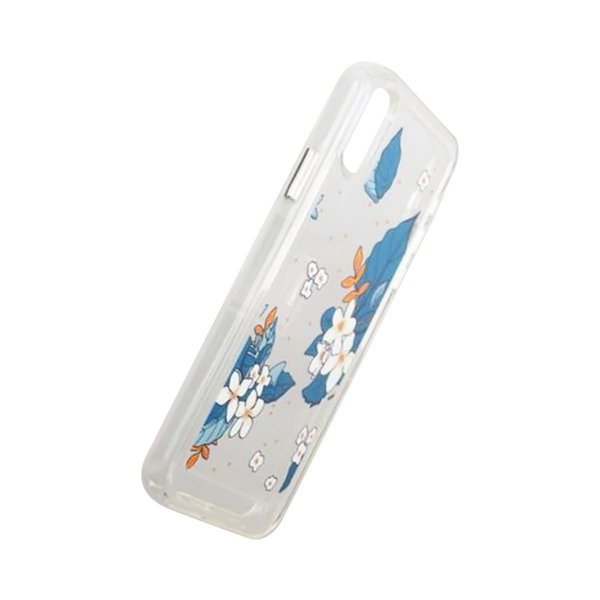 iPhone X/iPhone Xs Deksel Motiv Blå Blad