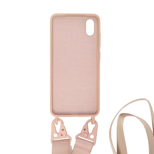 iPhone X/iPhone Xs Deksel med Kjede Rosa