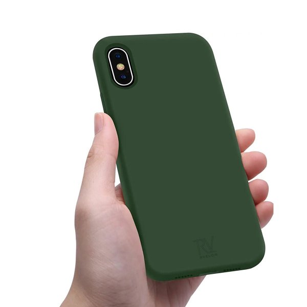 Rvelon iPhone X/iPhone Xs Deksel Silikon Grønn