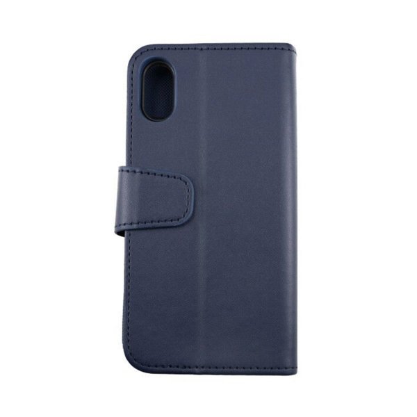 Rvelon iPhone X/iPhone Xs Etui Utbrettbar Kortlomme Blå