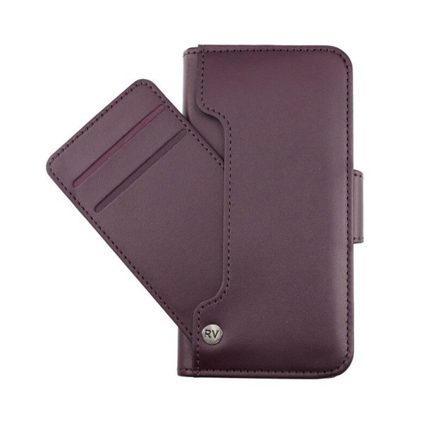 Rvelon iPhone X/iPhone Xs Etui Utbrettbar Kortlomme Lilla