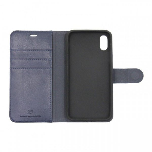 iPhone X/iPhone Xs Etui Avtagbart Deksel Blå