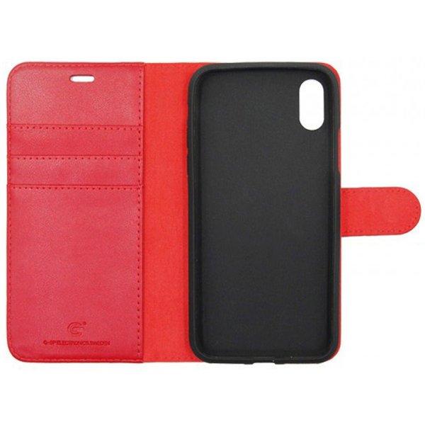 iPhone X/iPhone Xs Etui Avtagbart Deksel Rød