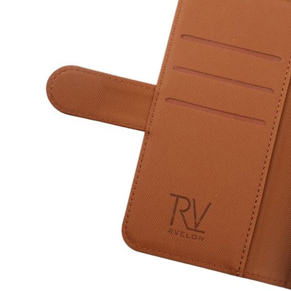 Rvelon iPhone X/iPhone Xs Etui Detachable Wallet Case Brun