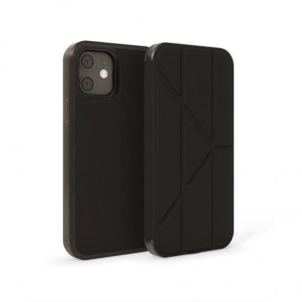 Pipetto iPhone 12 Pro Max Fodral Origami Folio Svart