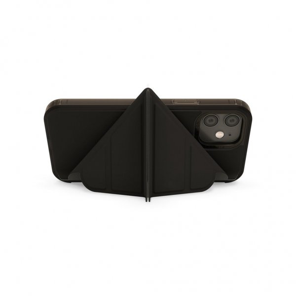 Pipetto iPhone 12 Mini Fodral Origami Folio Svart
