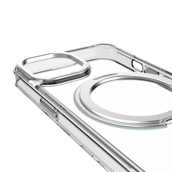 Decoded iPhone 15 Deksel Recycled Plastic Transparant Loop Stand Back Cover Klar