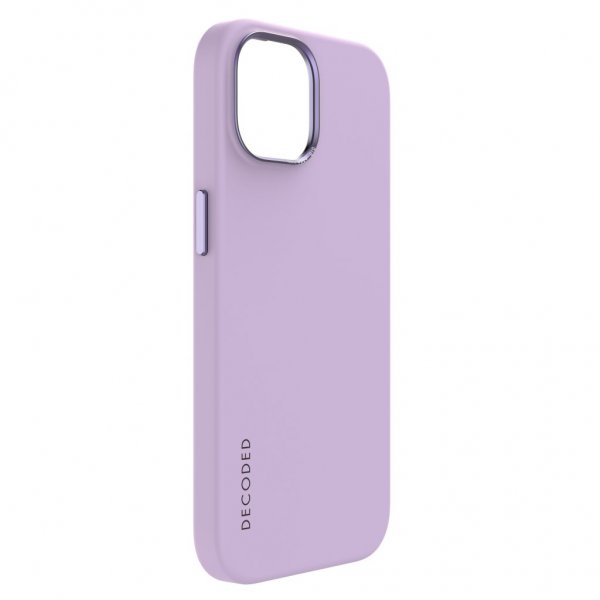Decoded iPhone 15 Deksel Silicone Backcover Lavendel